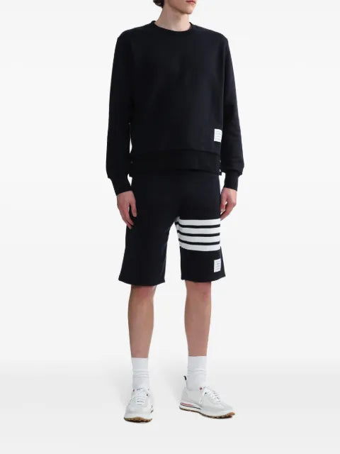 Thom Browne rear RWB stripe sweatshirt