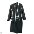 Dress Suit 2pc By Black Label In Black & White, Size: 16