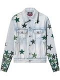 AMIRI CHEMIST TRUCKER JACKET Light Indigo Denim Jackets "Blue"