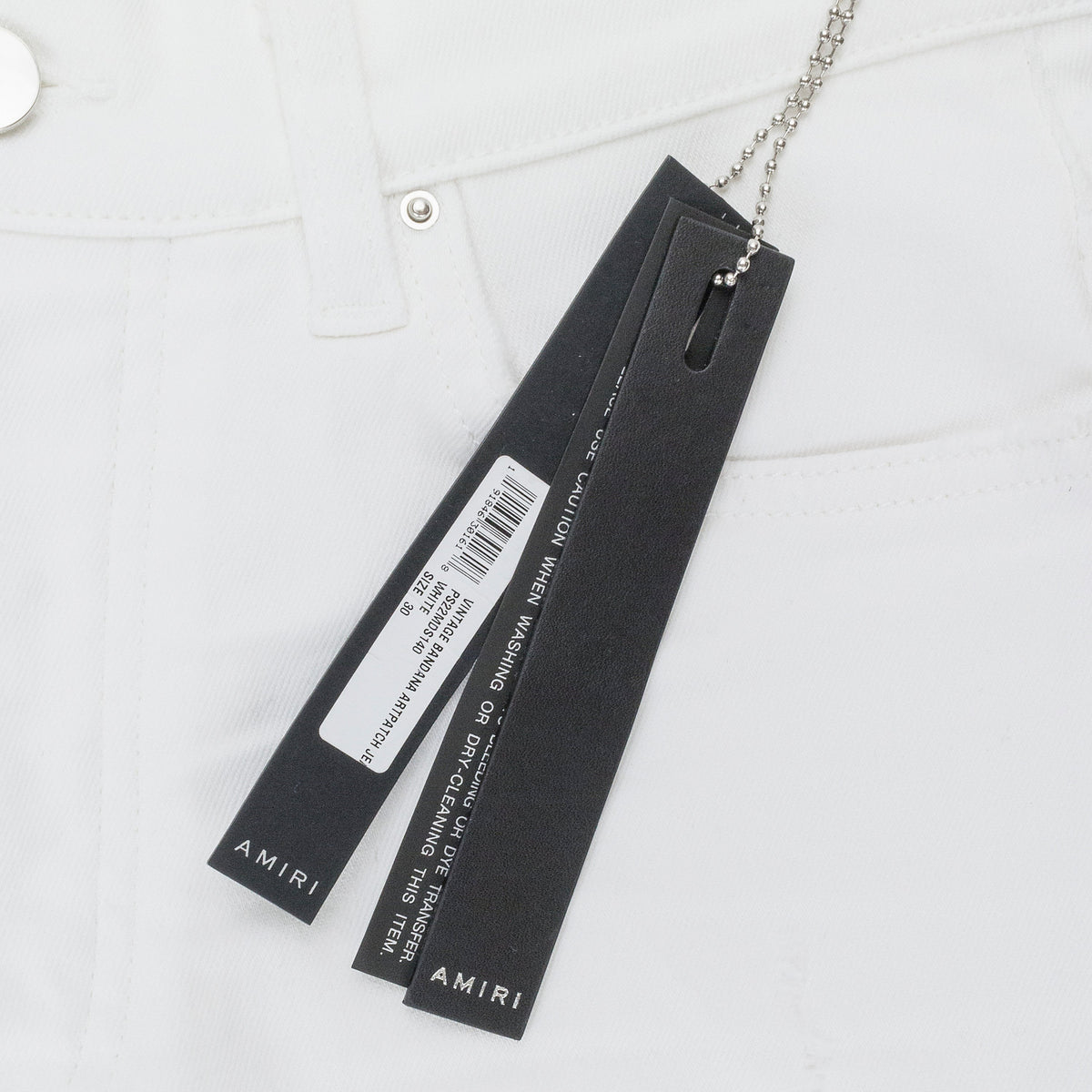 BANDANA ARTPATCH WHITE JEANS