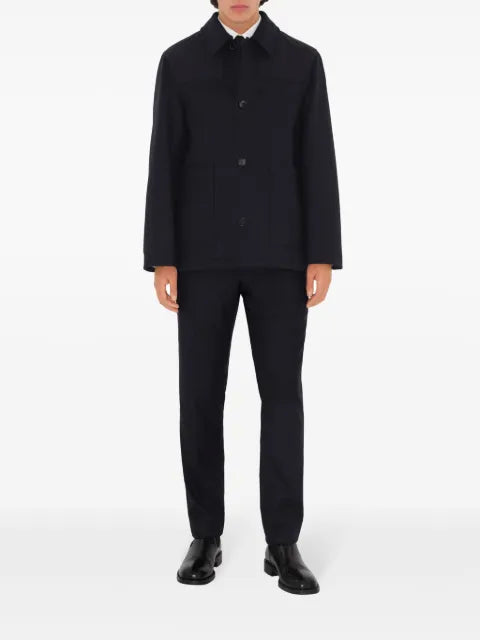 Burberry wool shirt jacket