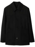 Burberry wool shirt jacket