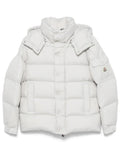 Moncler Maya 70 Short Down Jacket in White
