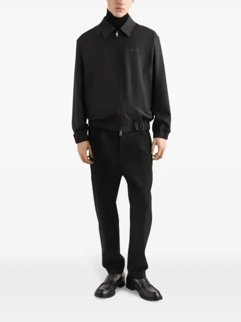 Dolce & Gabbana logo-appliqué jacket