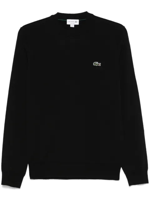 Lacoste crocodile-patch sweater