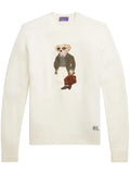 Ralph Lauren Purple Label Polo Bear-embroidery jumper