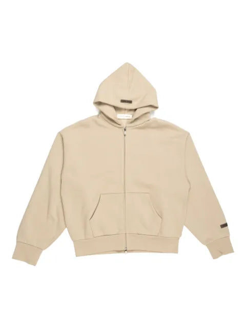 FEAR OF GOD ESSENTIALS zip-up fleece hoodie