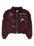 RHUDE embroidered bomber jacket