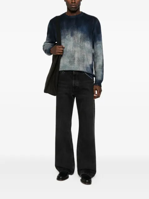 Avant Toi ombre-print crew-neck sweater