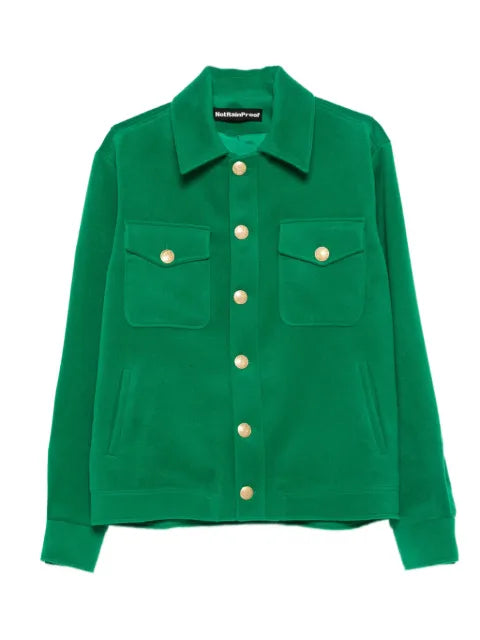 NotRainProof chest-flap shirt jacket