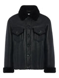 Maison Margiela waxed shearling jacket