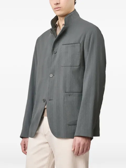 Tod's Castello jacket in linen and silk