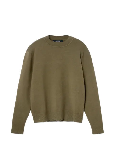 Jacquemus piqué logo-embroidered sweater