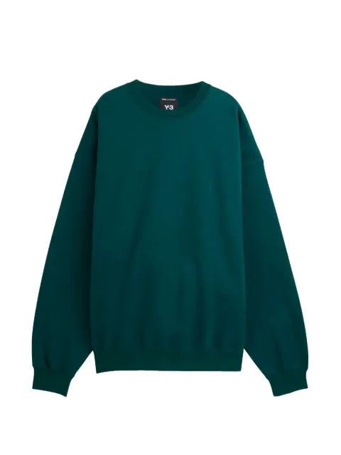 Y-3 brushed terry crew sweatshirt