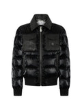 Philipp Plein nylon puffer jacket with cocco inserts