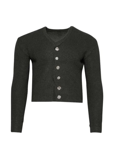 PROTOTYPES jewellery button woolen cardigan