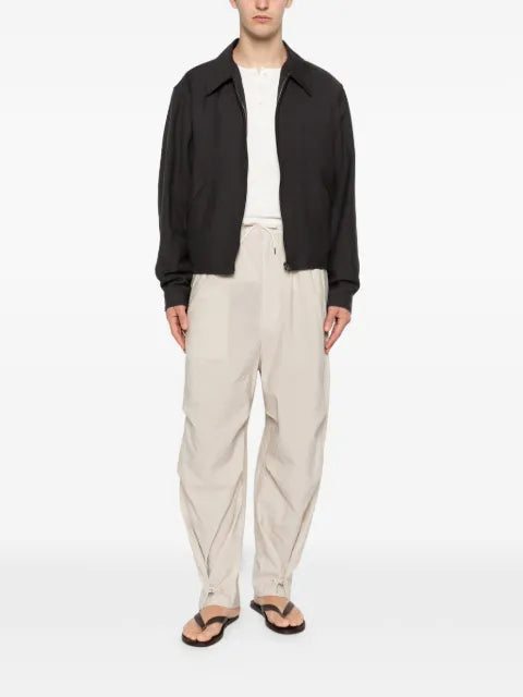 LEMAIRE short blouson in viscose linen gabardine