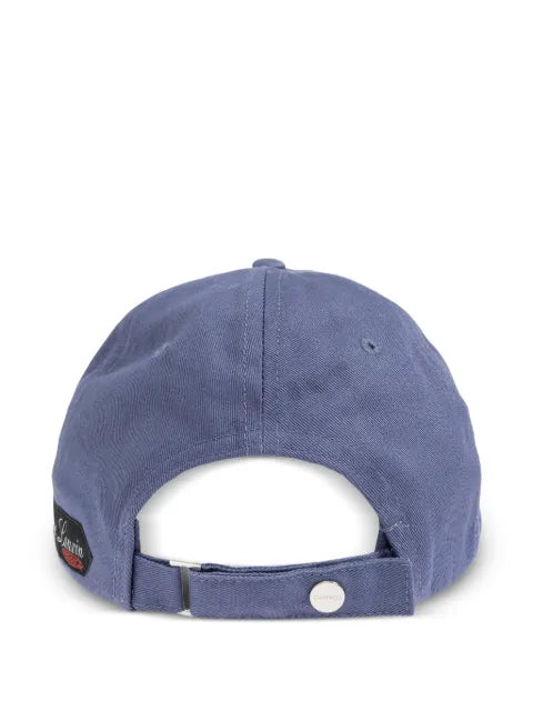 Lanvin Signature logo-patch baseball cap