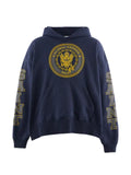 SAINT MXXXXXX logo-print graphic-print hoodie