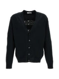Givenchy couture seam cardigan in knit with Givenchy Paris