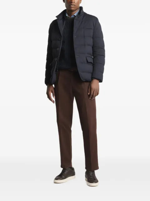 Fay quilted double-breasted jacket