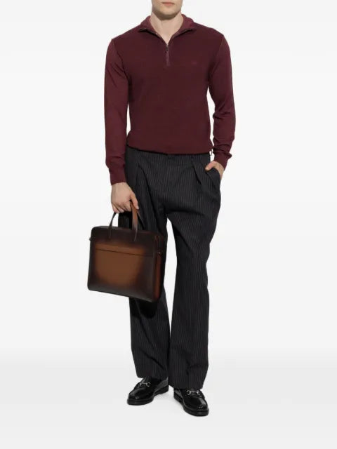ETRO quarter-zip wool sweater
