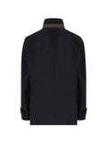 Herno high-neck button-up jacket