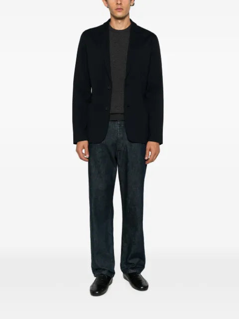 Emporio Armani single-breasted notch-lapel jacket