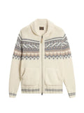 Woolrich Fair Isle zip-up cardigan