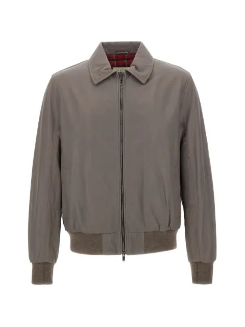 VOLFAGLI Angioino zip-up leather jacket