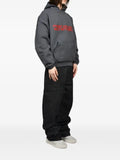 ESSENTIALS logo-print cotton hoodie