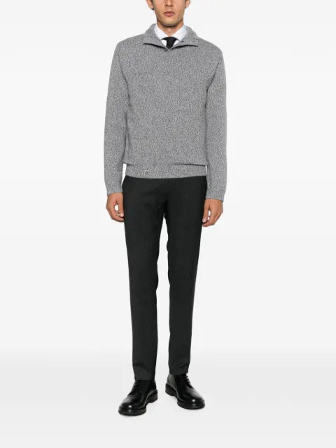 Daniele Fiesoli button-up melange sweater