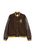 Casablanca logo-embroidered panelled jacket