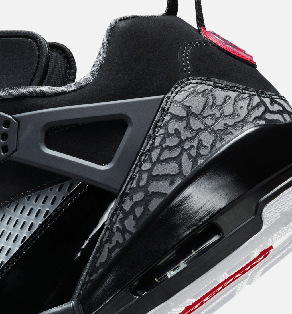 Spizike Low Men's Sneakers - Black / Classic Green / White / Varsity Red