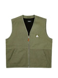 Palace logo-patch zip-up gilet