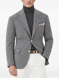 Brunello Cucinelli check-pattern wool blazer