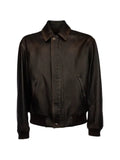 Prada nappa leather bomber jacket