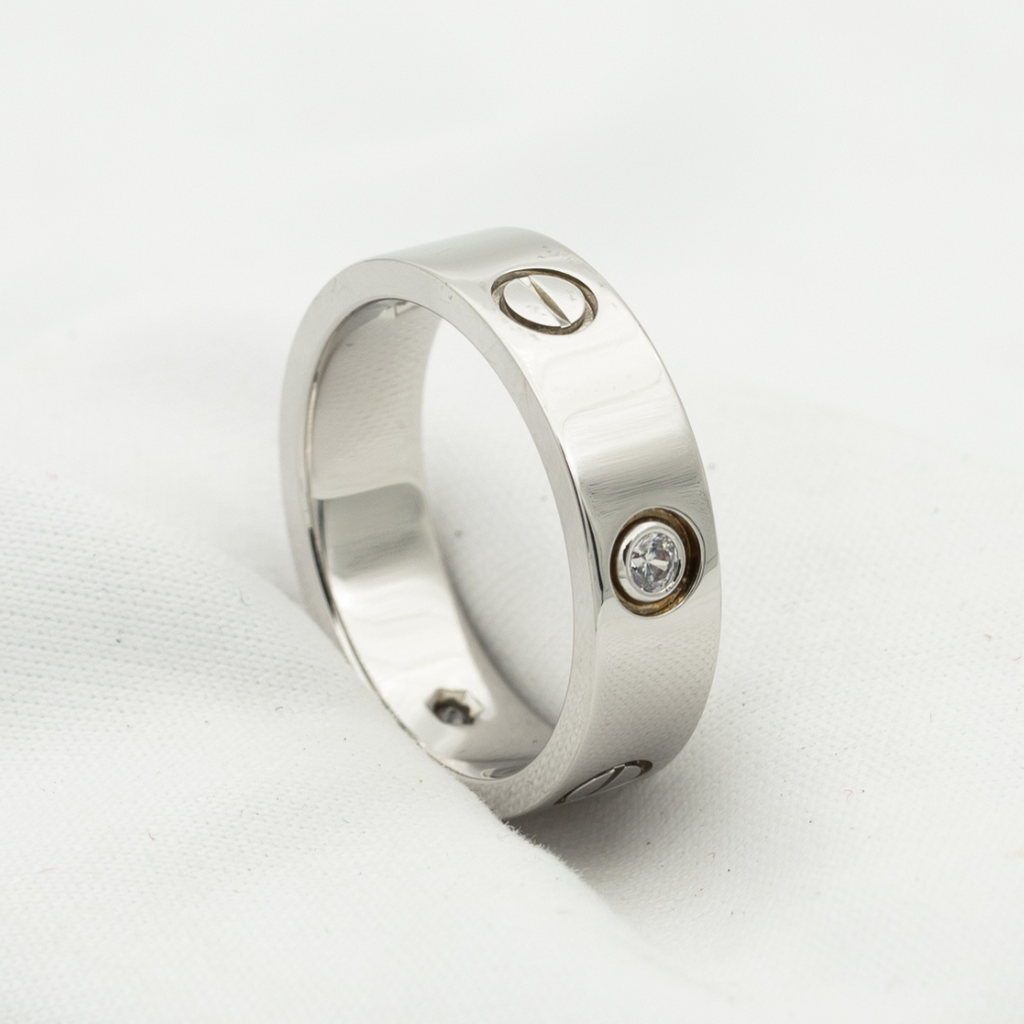 CARTIER LOVE RING 5.5MM 3 DIAMONDS