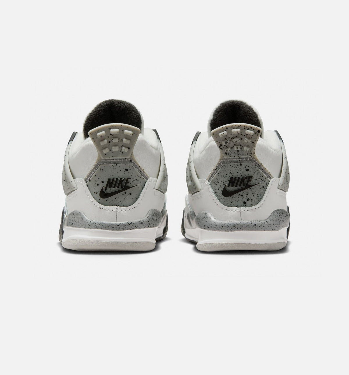 Air Jordan 4 Retro White Cement | Infant/Toddler Lifestyle Shoe | White/Fire Red/Light Graphite/Black