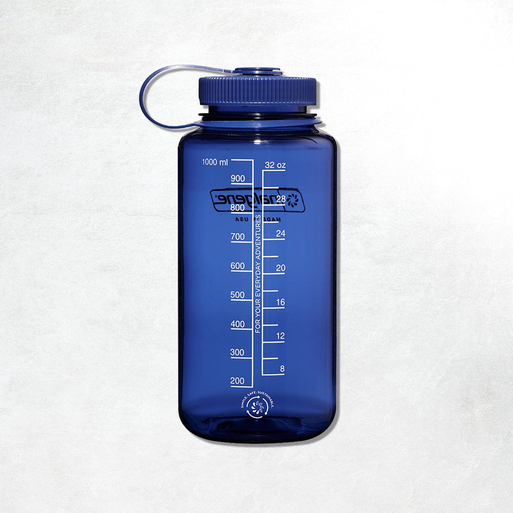 Nalgene 1L Wide Mouth Tritan Sustain Water Bottle: Denim