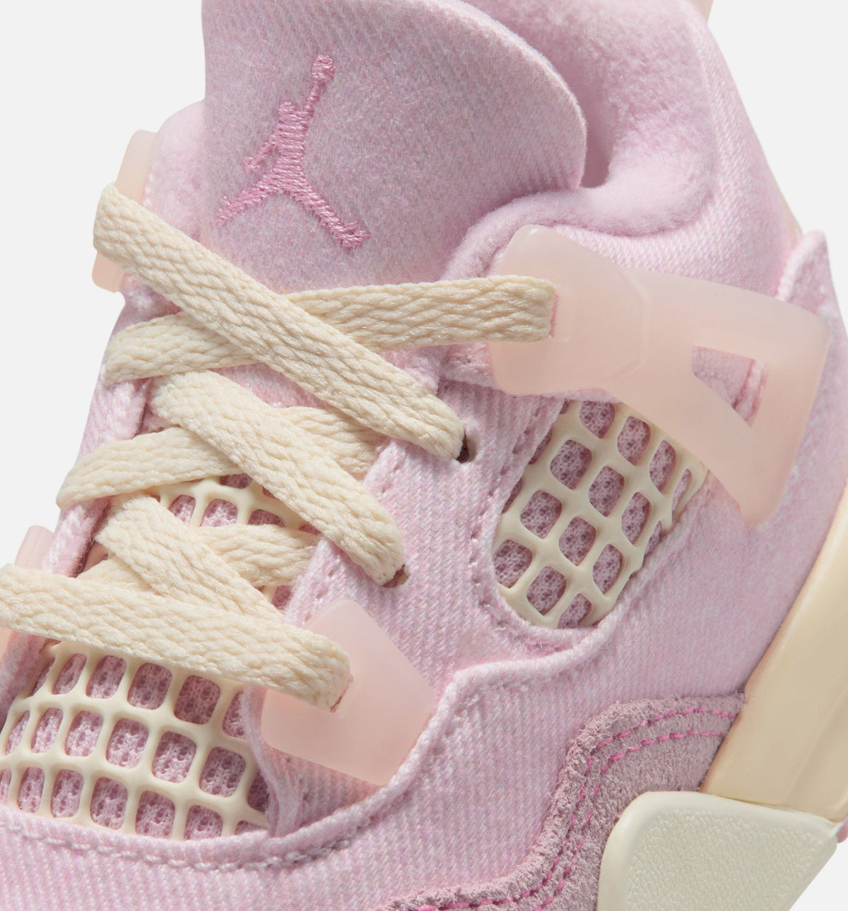 Air Jordan 4 Retro Pink Pearl And Iced Carmine Infant & Toddler Lifestyle Shoes - Iced Carmine/Coconut Milk/Anthracite/Muslin/Pinksicle