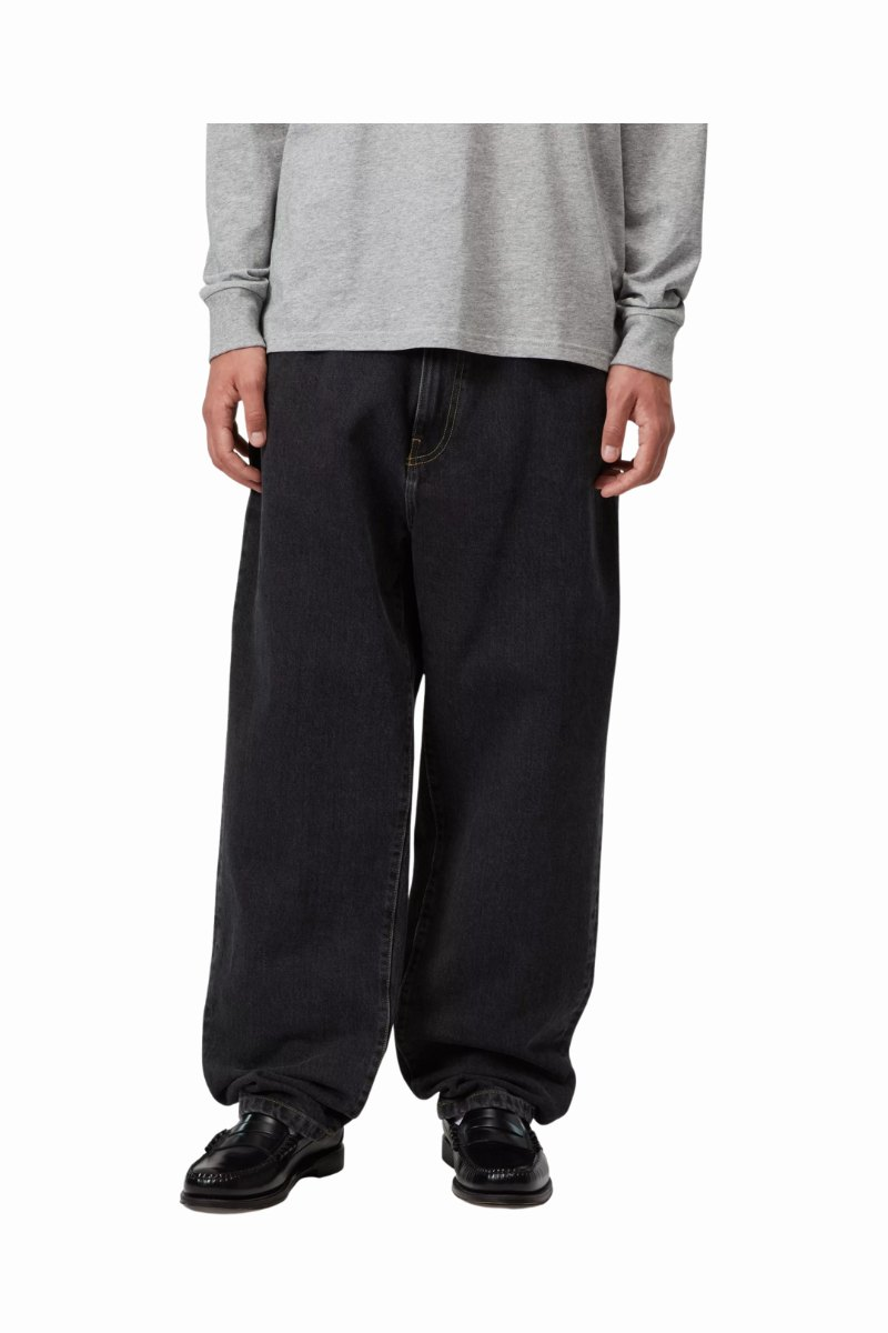 CARHARTT WIP AARON PANT Black Stone Wash