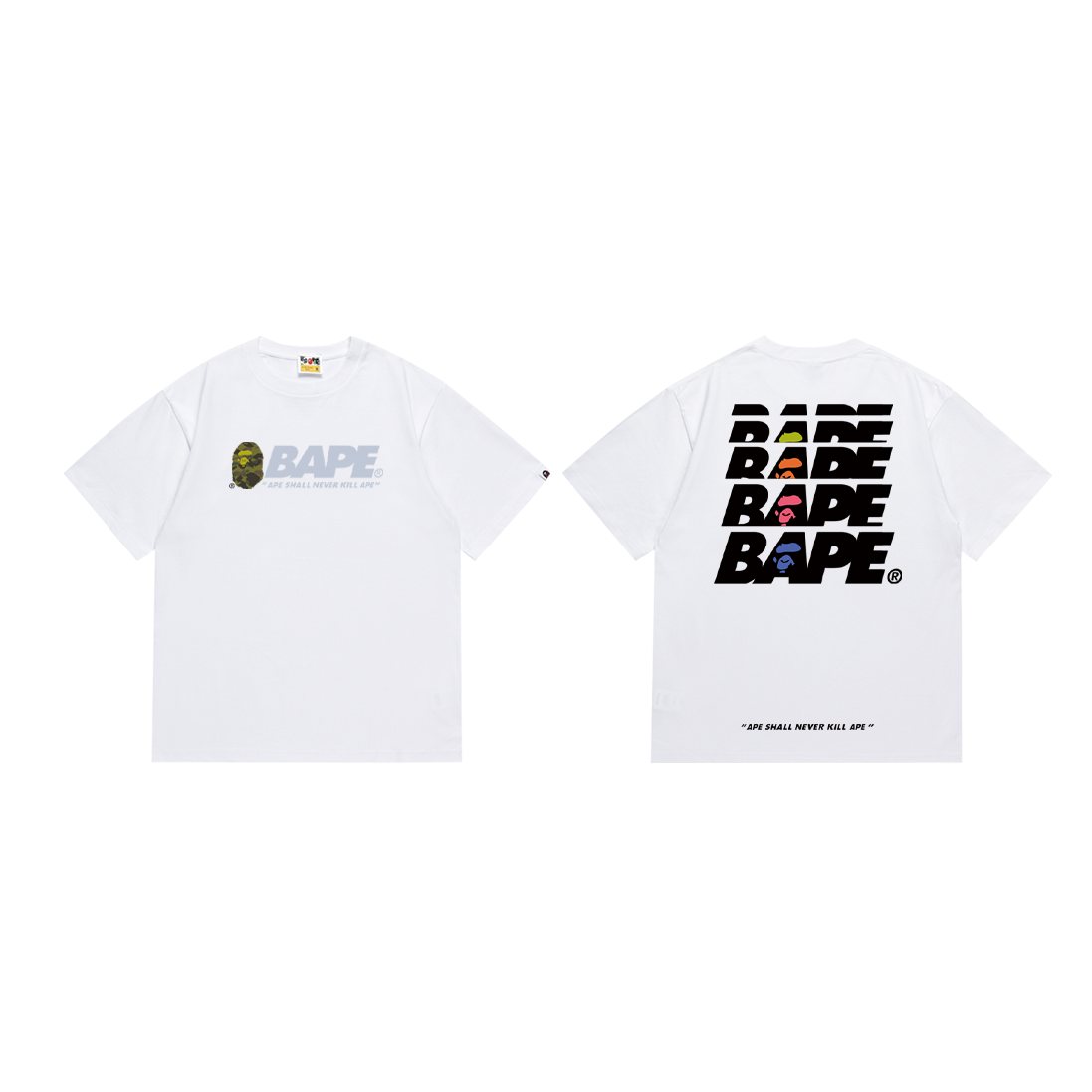 BAPE Front & Back Graphic T-Shirt