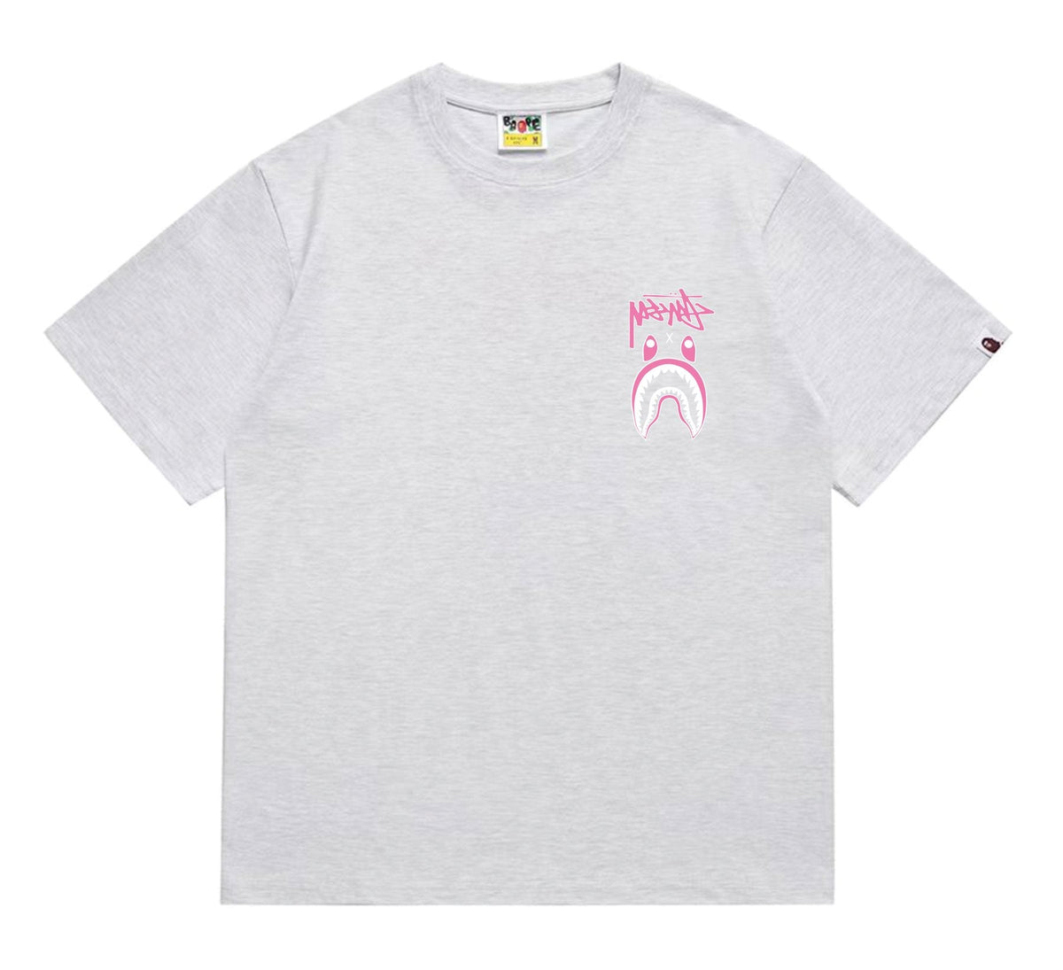BAPE Tonal Shark Wordmark Graphic T-Shirt
