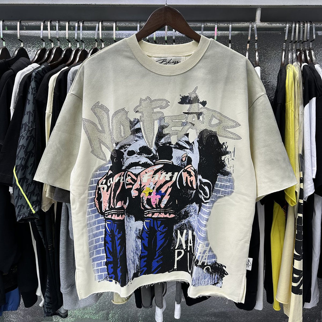 BKYS Revival Natural Punks Cropped Graphic T-Shirt