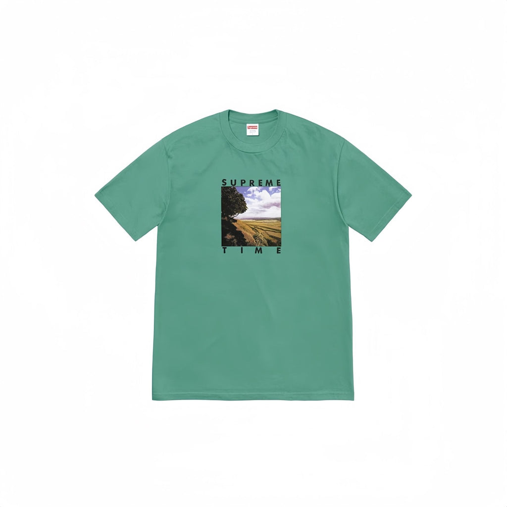 Supreme Time Landscape Graphic T-Shirt