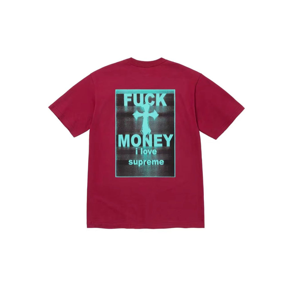 Supreme Money Cross Graphic Short-Sleeve T-Shirt