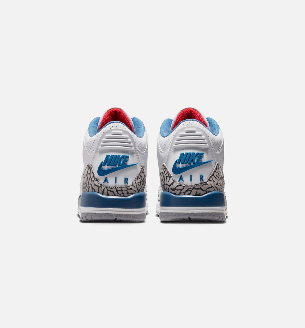 Air Jordan 3 Retro OG 'True Blue' Grade School - White/Fire Red/True Blue