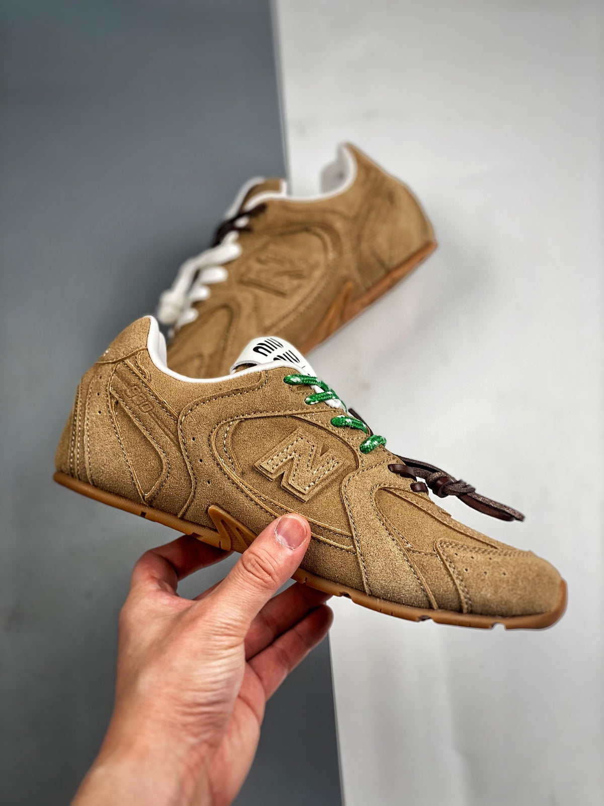 Miu Miu x New Balance NB530 Deconstructed Sneakers – 2024 Collection