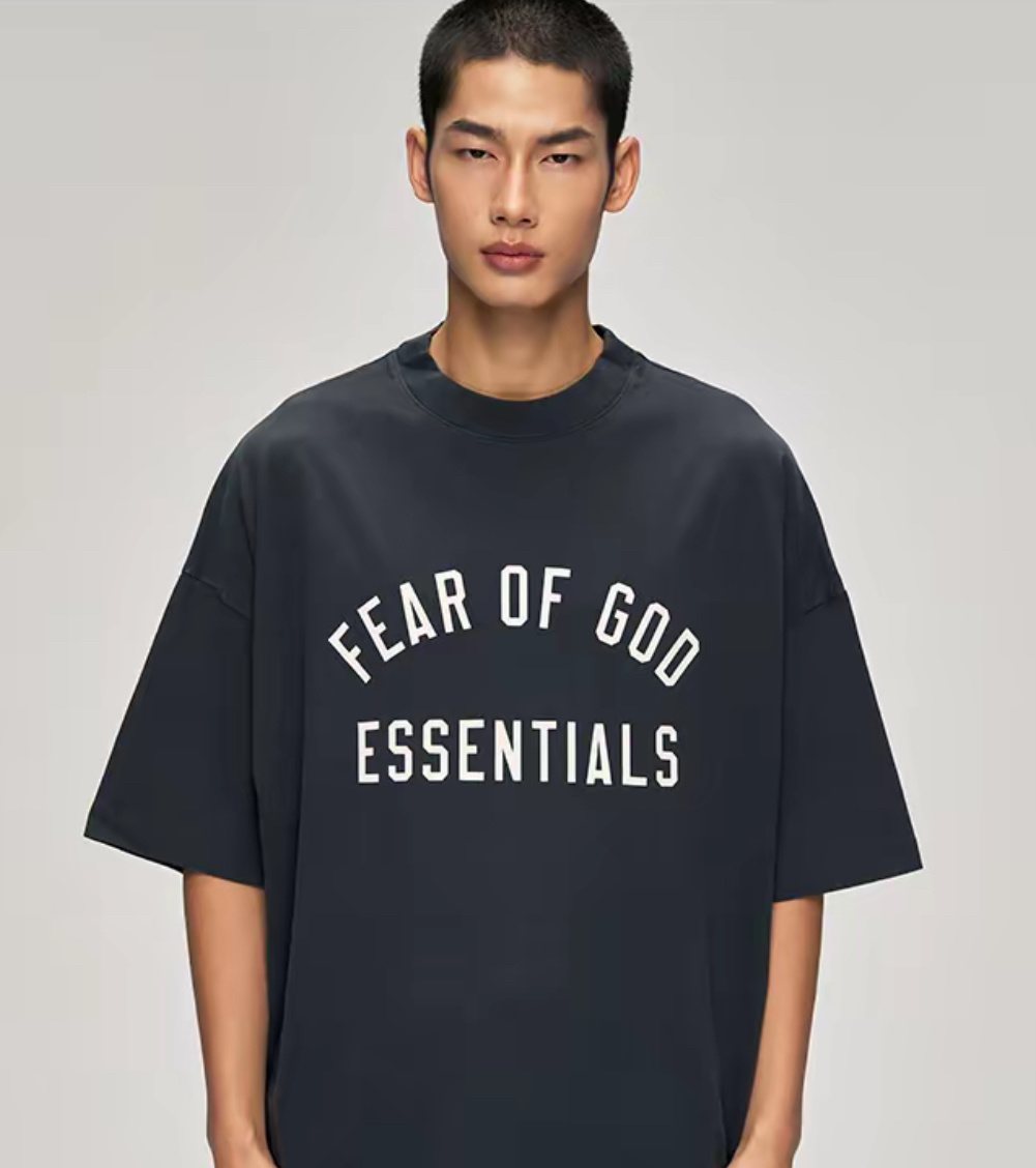Fear of God Essentials Arched Logo Graphic T-Shirt
